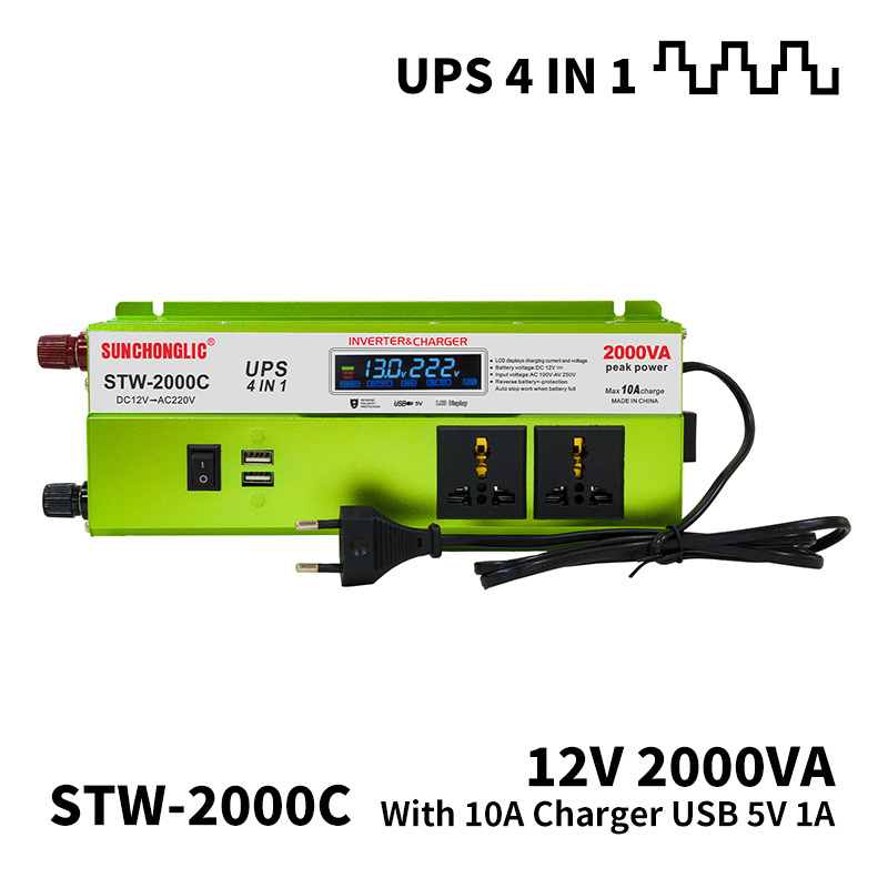 اینورتر 2000 وات شبه سینوسی شارژر دار سانچانگلیک STTW-2000C